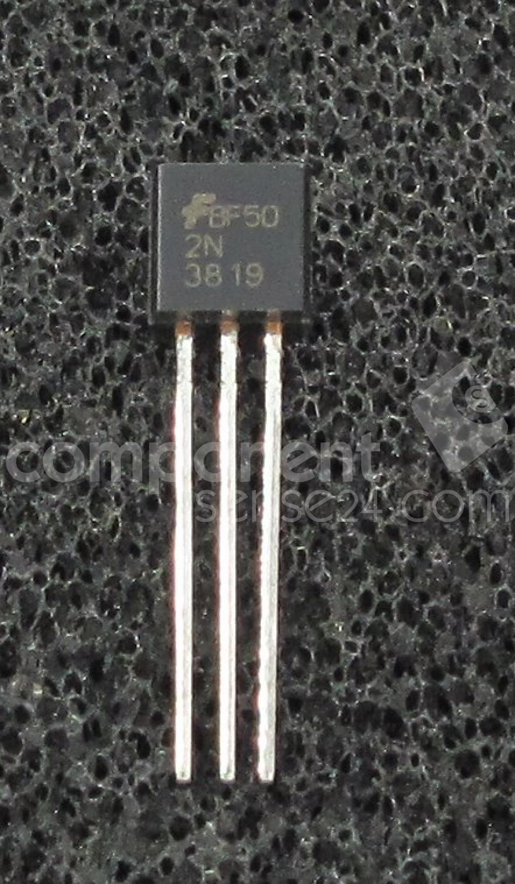 Transistor J-FET 2N3819 Fairchild | N-channel | Case TO-92 - Foto 10