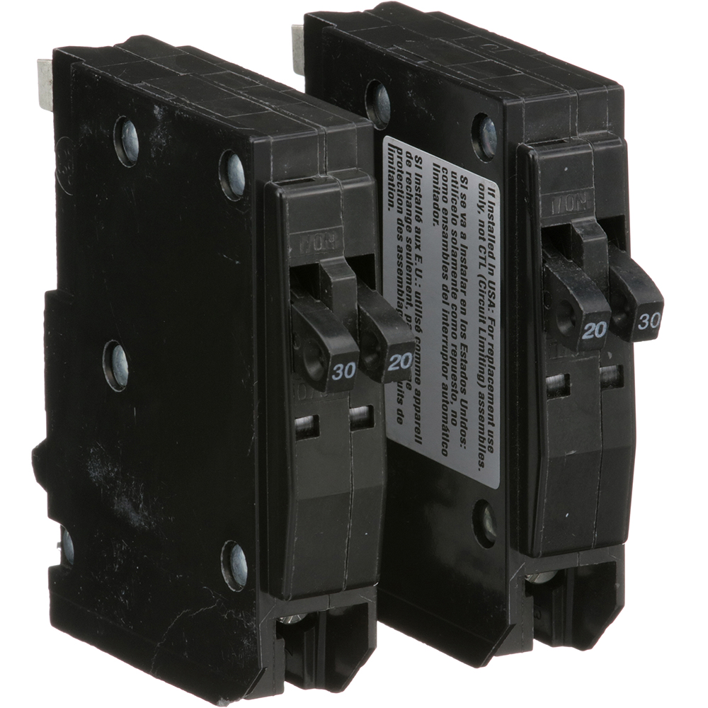 SQUARE D QO20303020 Qwik-Open 1P Tandem Plug In Circuit Breaker 30A 120//240VAC