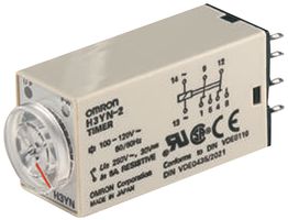 H3YN-4 AC100-120 - Omron - H3YN4AC100120 - datasheet omron h3y 2 wiring diagram 