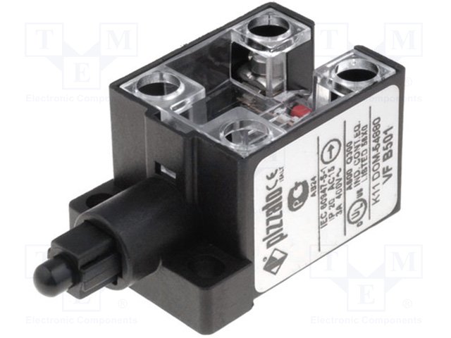 PIZZATO VF B501-G Endschalter - NO+NC 10A Max.400VAC Mit Kunststoffstift