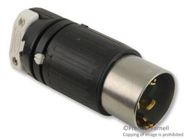 HUBBELL WIRING DEVICE-KELLEMS HBL3765C 50A Twist-Lock Plug 3P 4W 600VAC//250VDC