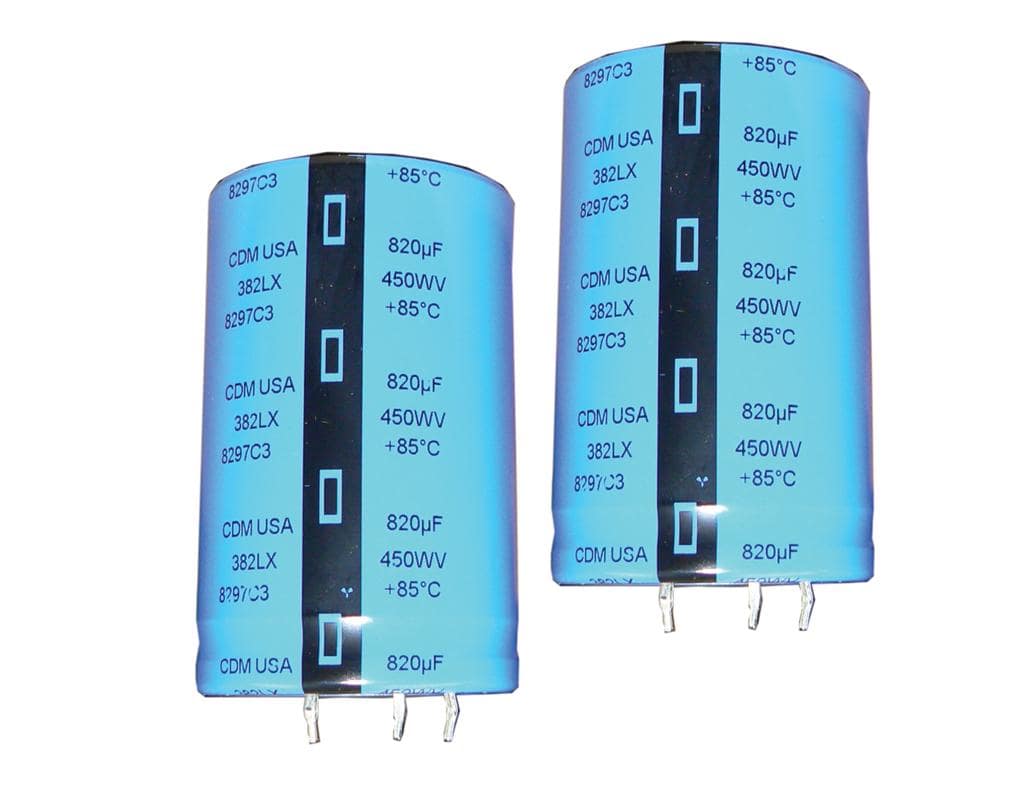 382LX471M500N052 Cornell Dubilier datasheet and CAD model download