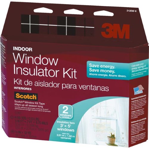 2120W-6 3M Indoor Window Insulator Kit Two Window