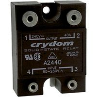 25 A Zero Voltage Turn On SPST-NO A2425 Panel 280 VAC Screw Solid State Relay