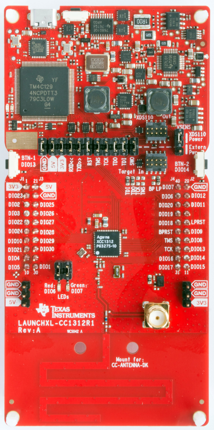 LAUNCHXLCC1312R1 Texas Instruments Embedded Processors and