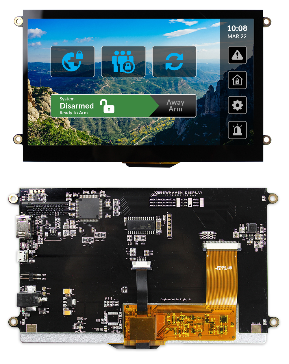NHD-7.0-HDMI-N-RSXN-CTU | Newhaven Display
