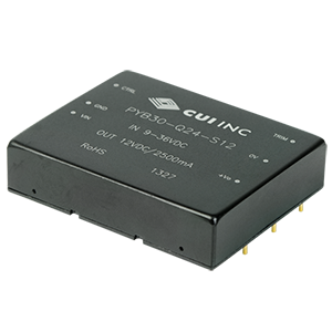 【6個】CUI, PQA30-D24-S12-D,DC/DCコンバータ PDQ30-Q24-S12-D CUI Inc - Voltage Regulators - Switching