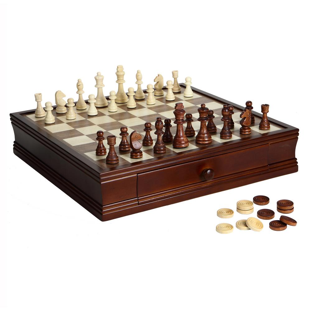 chess and checkers set