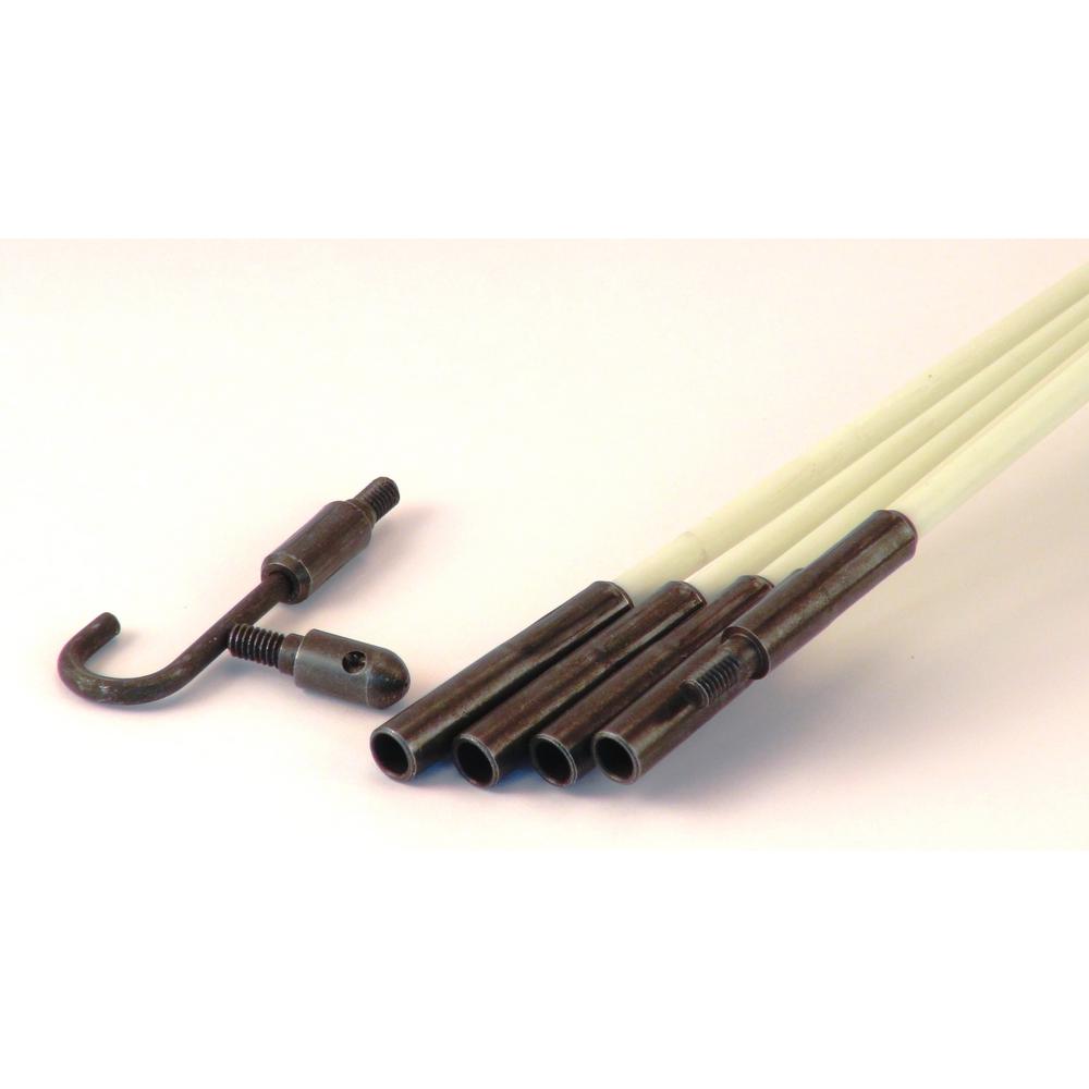 31-633 IDEAL Cable Pulling Fishing Pole,3//16 In,30 ft