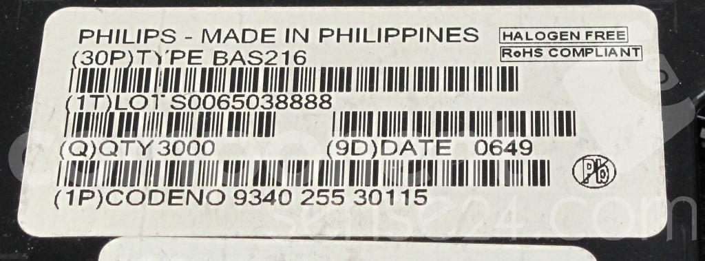 BAS216 NXP Semiconductors - Datasheet PDF & Technical Specs