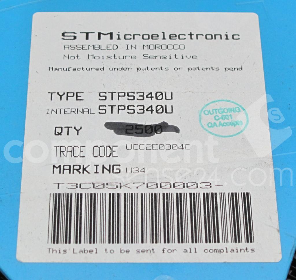 STPS340U STMicroelectronics - Datasheet PDF & Technical Specs