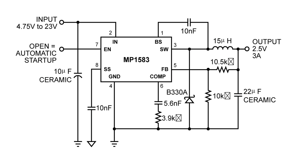 MP1583DN-LF-Z Monolithic Power Systems - Datasheet PDF & Technical Specs