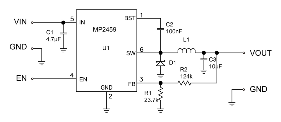 Monolithic Power Systems - MP2459GJ-P