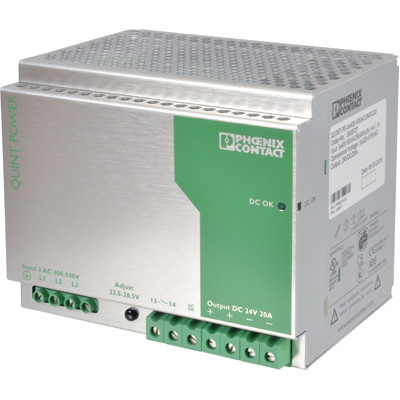 Phoenix Contact 2938727 QUINT-PS-3x400-500AC//24DC//20