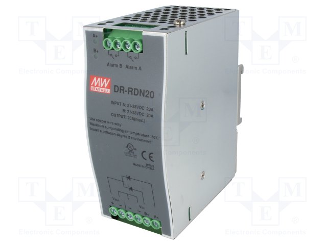 DR-RDN20 Mean Well - Datasheet PDF & Technical Specs