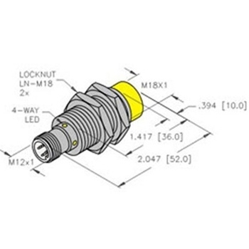 NI12U-EM18-AP6X-H1141 TURCK - Sensors - Distributors, Price Comparison, and Datasheets | Octopart component search | Turck Npn Sensor Wiring Diagram | | Octopart