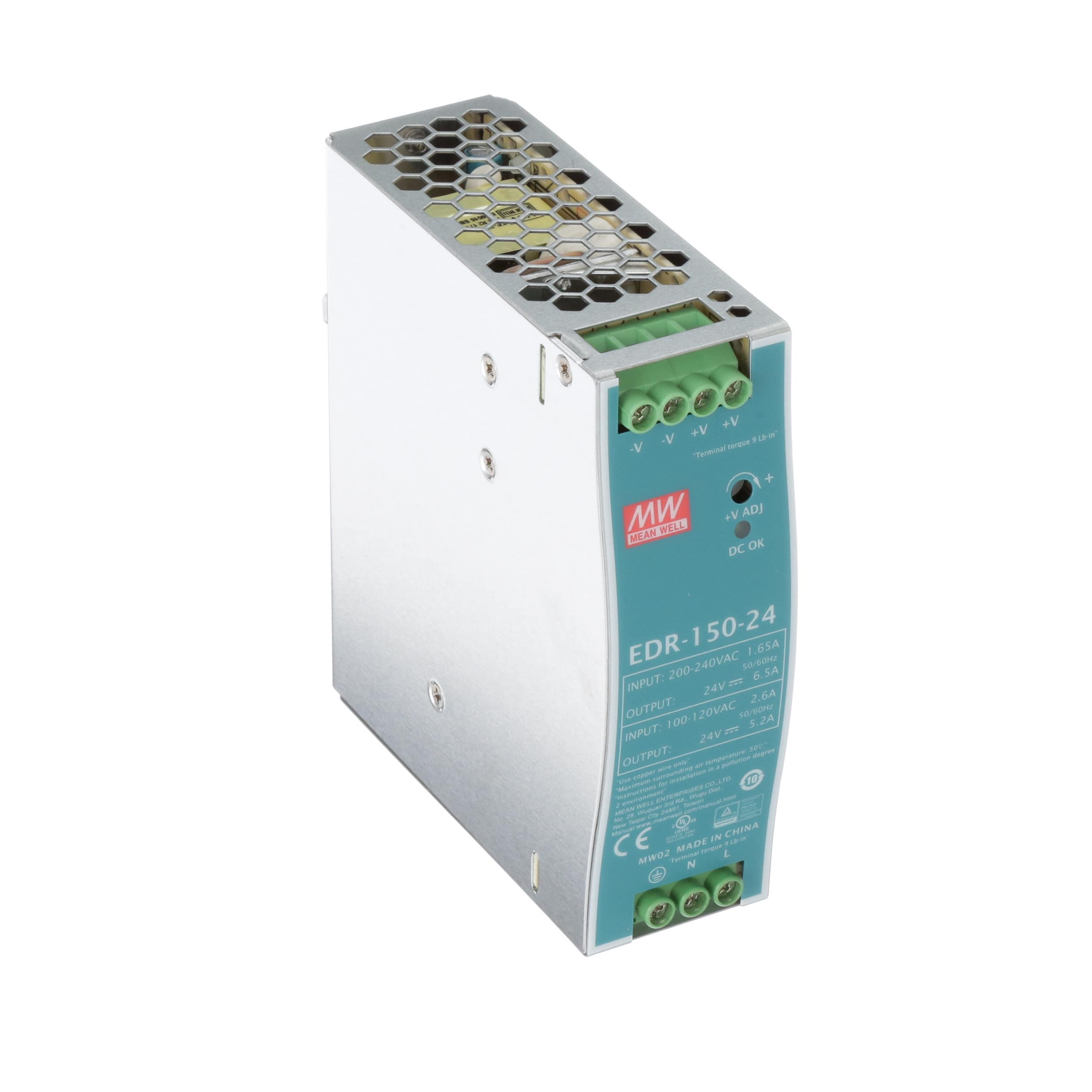 EDR-150-24 Mean Well - Datasheet PDF & Technical Specs