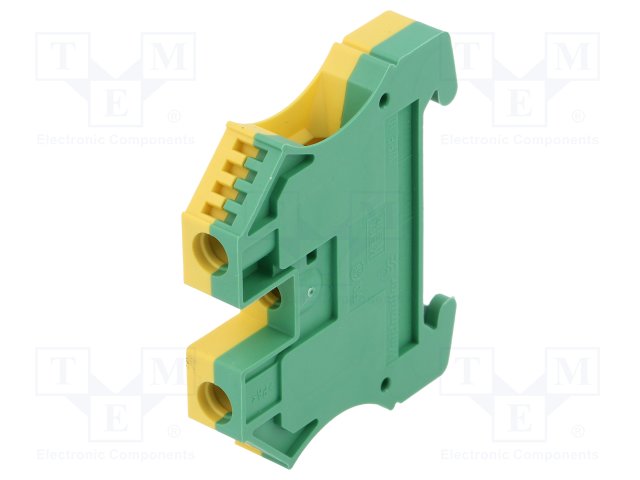 Morsetto Di Terra Weidmüller WPE - Modulare 10 Mm² | Verde/Giallo Per Installazioni Elettriche - Foto 5