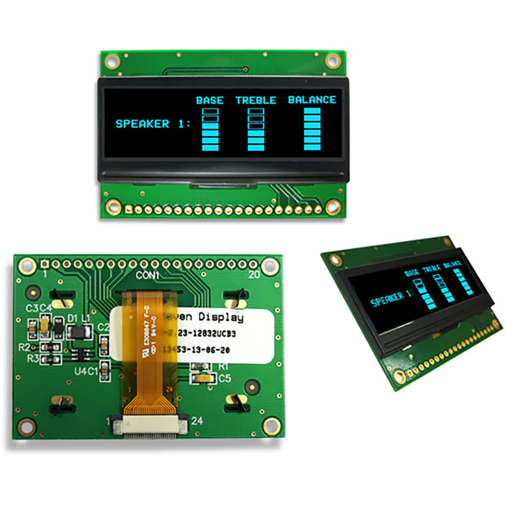 NHD-2.23-12832UCB3 Newhaven Display - Datasheet PDF & Technical Specs