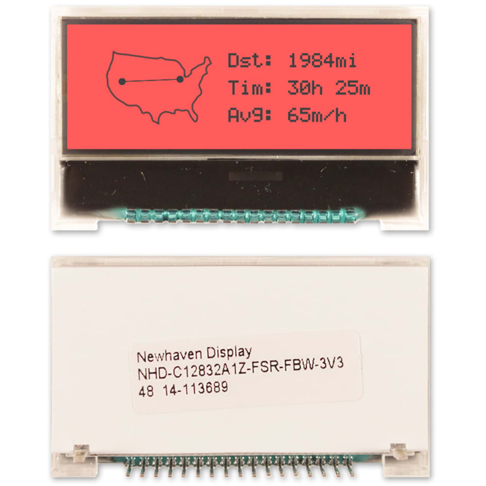NHD-C12832A1Z-FSR-FBW-3V3 | Newhaven Display