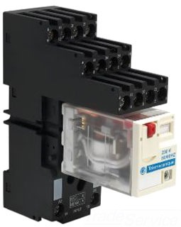 Relay; 4PDT; SCHNEIDER ELECTRIC, RXM4AB1B7, RXM4AB1BD, RXM4AB1E7