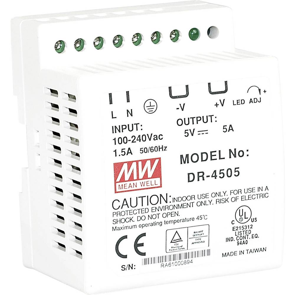 DR-4512 Mean Well - Datasheet PDF & Technical Specs