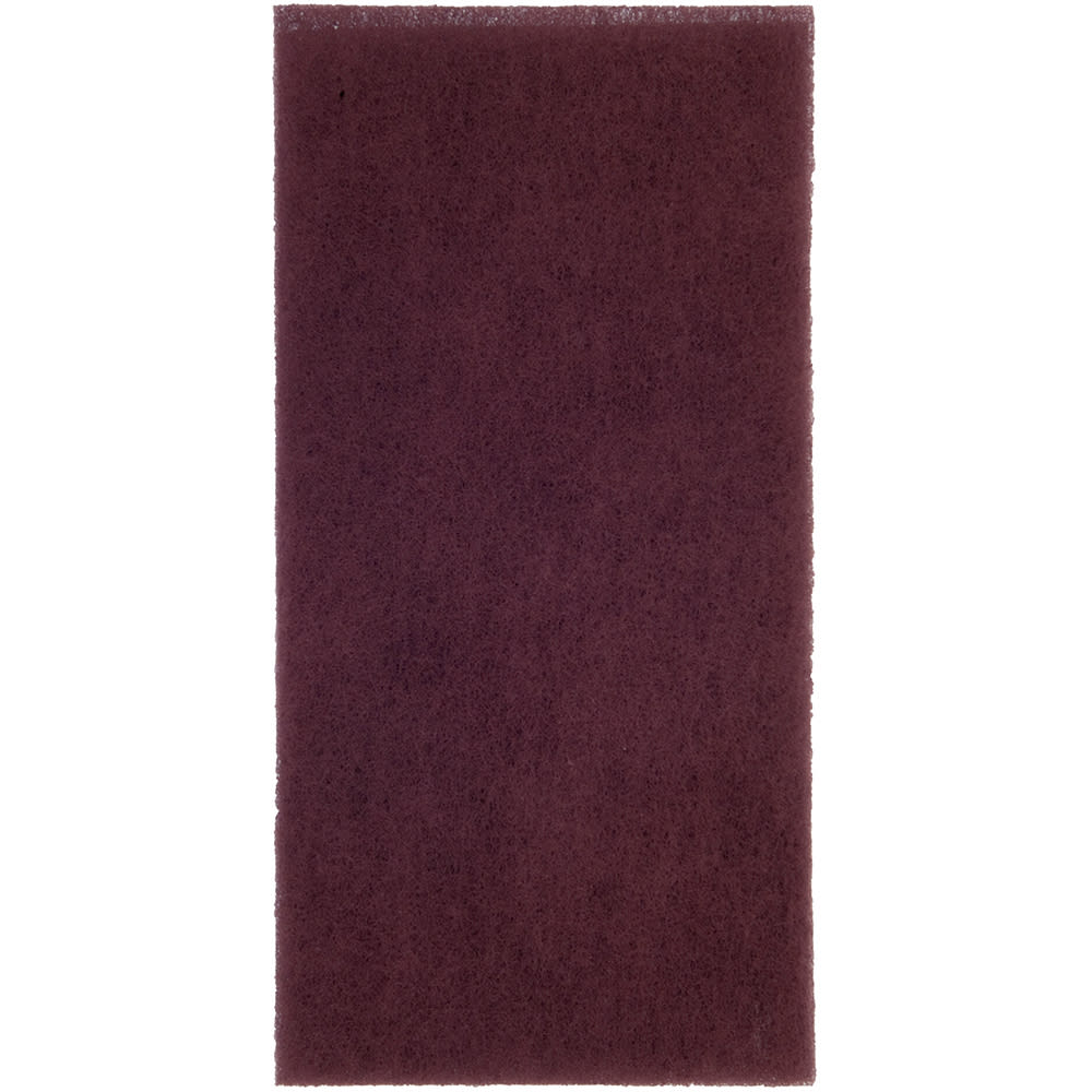 66623398062 NORTON Abrasive Hand Pad,AlO,Very Fine,Maroon Maroon