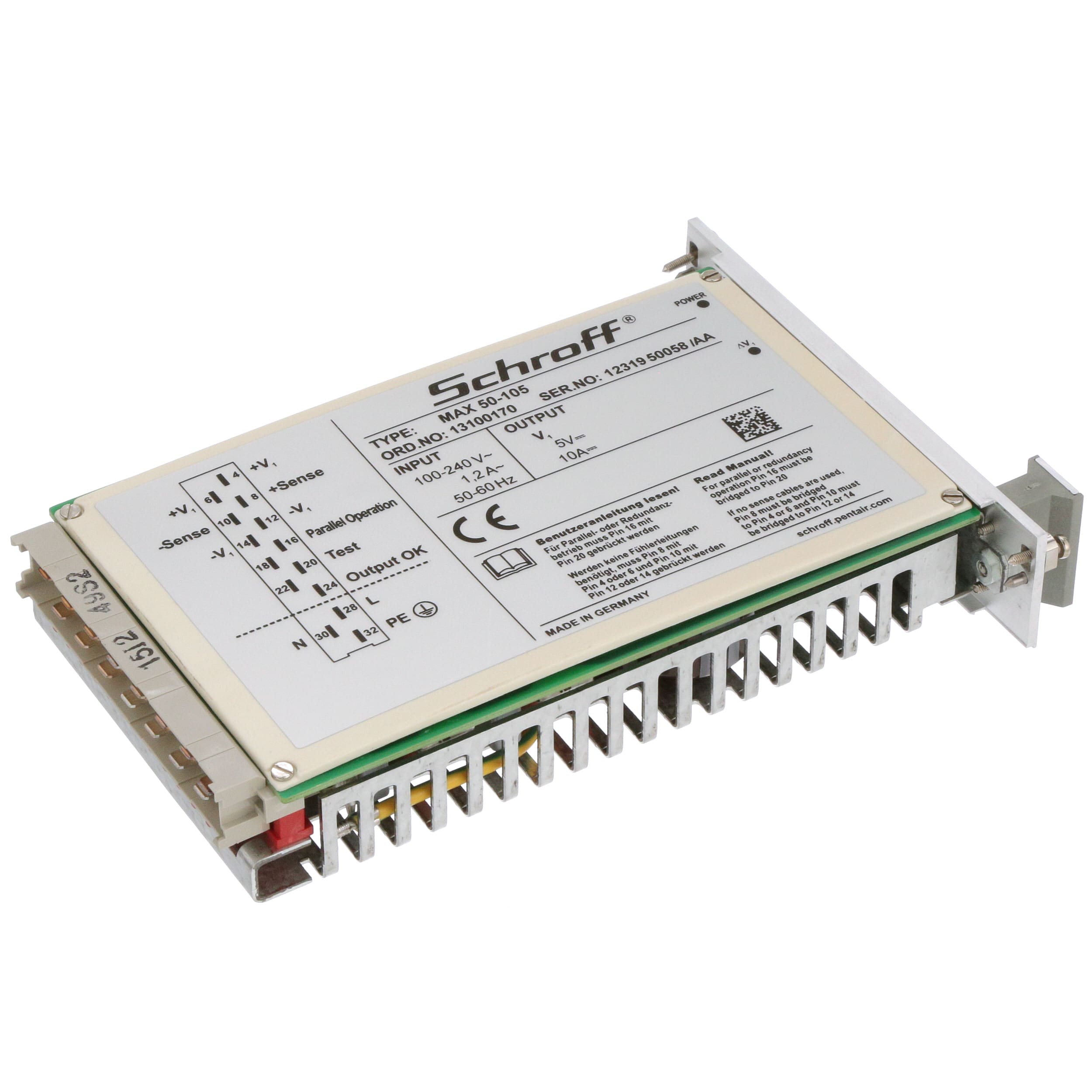 13100170 Schroff - Power Supply Modules - Distributors and Price ...