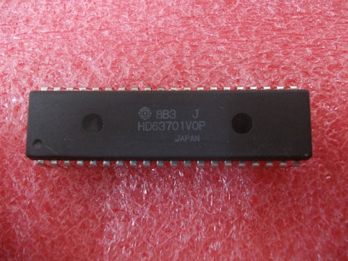 Circuit Intégré Hitachi HD63701VOP - Boîtier DIP40 - Microcontrôleur Vintage - Neuf