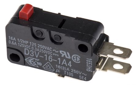 DC2C-A1AA Mikroschalter SNAP ACTION SPDT 10A/250VAC ON- Pos ON 2 IP67 CHERRY DC2C-A1AA Mikroschalter SNAP ACTION SPDT 10A/250VAC ON- Pos ON 2 IP67 CHERRY