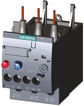 SIEMENS 3RU2126-1GB0 OVERLOAD RELAY 4.5-6.3 AMP