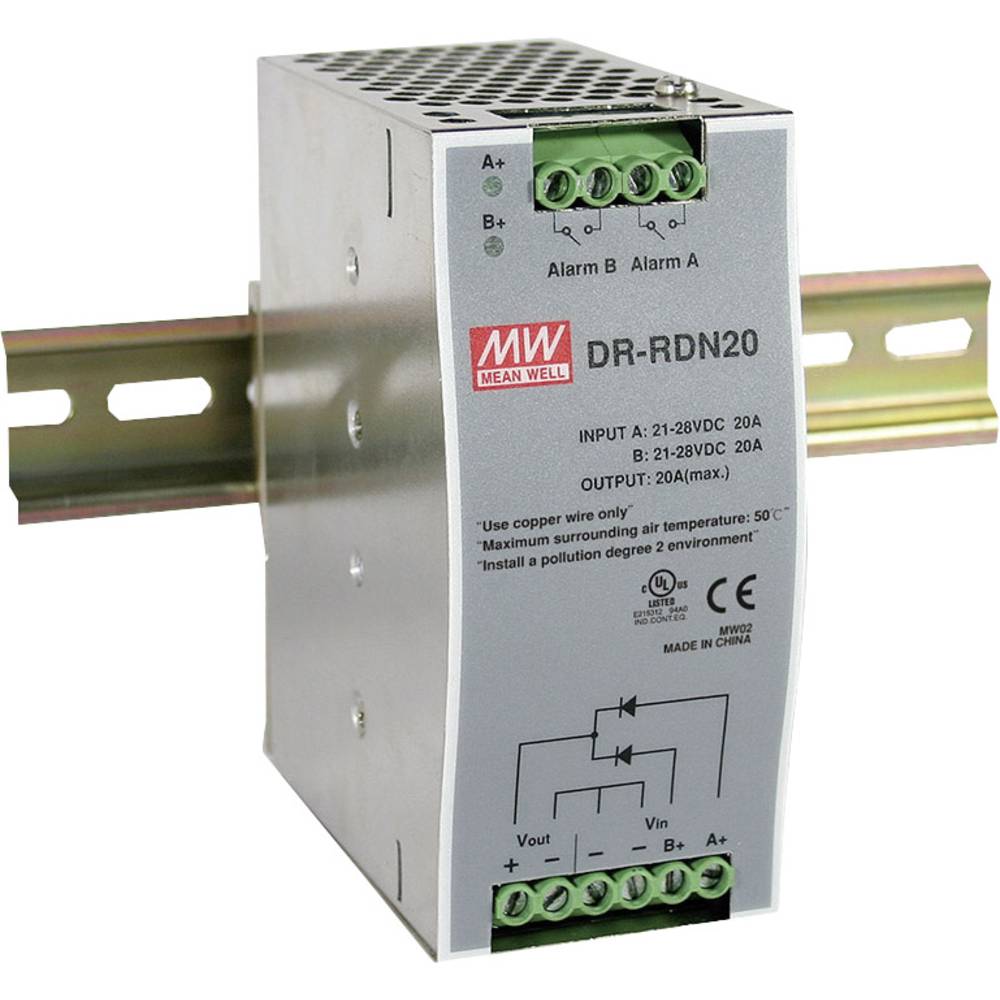 DR-RDN20 Mean Well - Datasheet PDF & Technical Specs