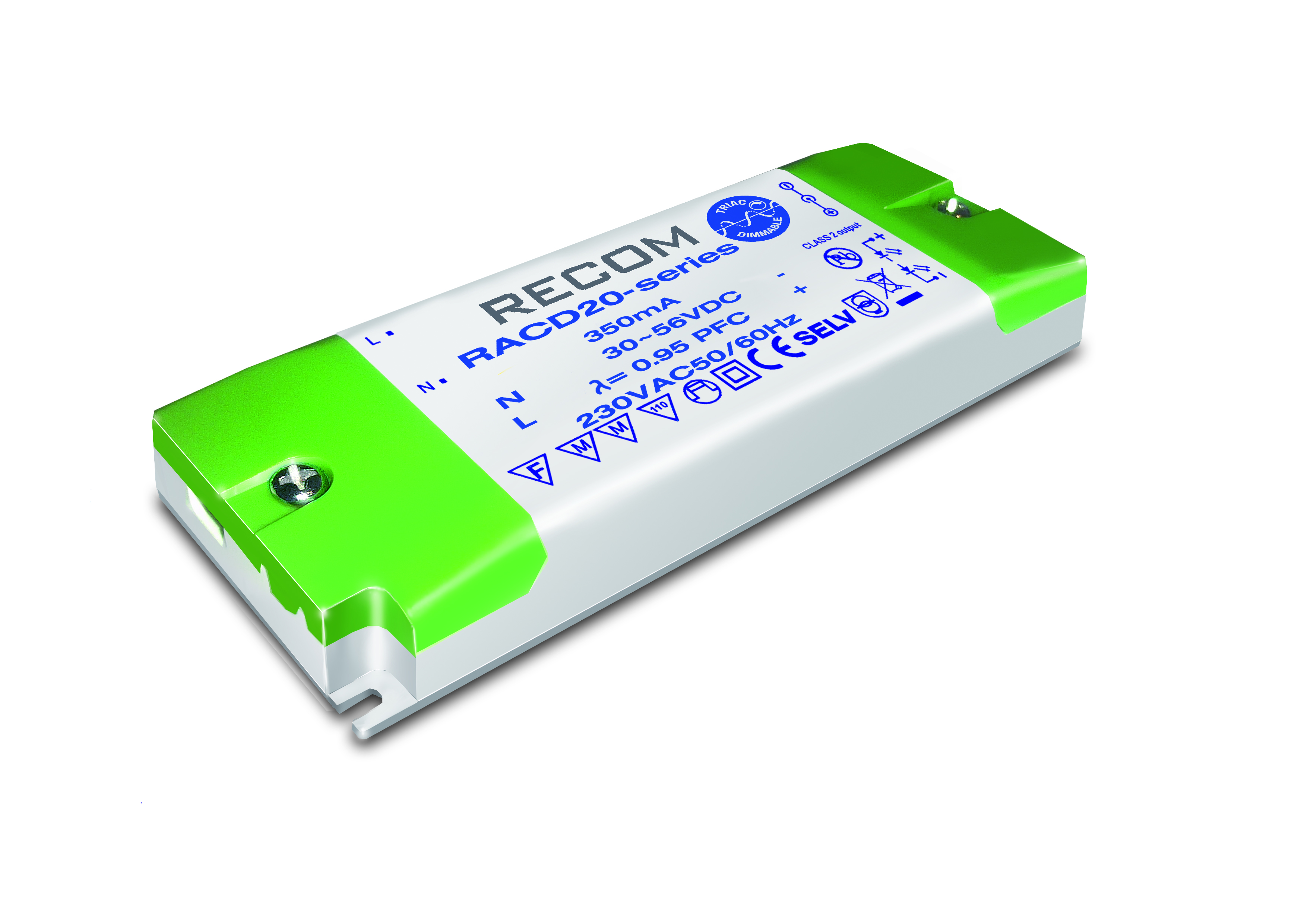 Driver LED RECOM 4W - Sortie 12V DC, Courant 0-330 MA - Pour Alimentation Bandeaux Ou Spots LED