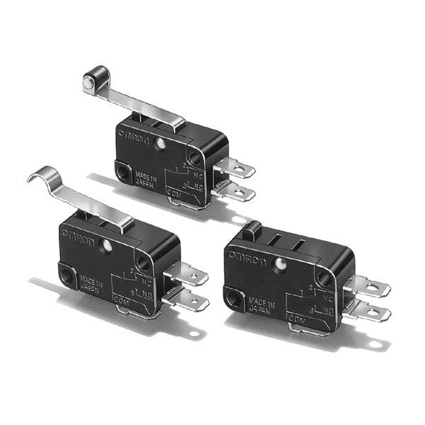 PIN PLUNGER OMRON ELECTRONIC COMPONENTS V-15-1B6 MICRO SWITCH SPDT 15A 250V PIN PLUNGER OMRON ELECTRONIC COMPONENTS V-15-1B6 MICRO SWITCH SPDT 15A 250V