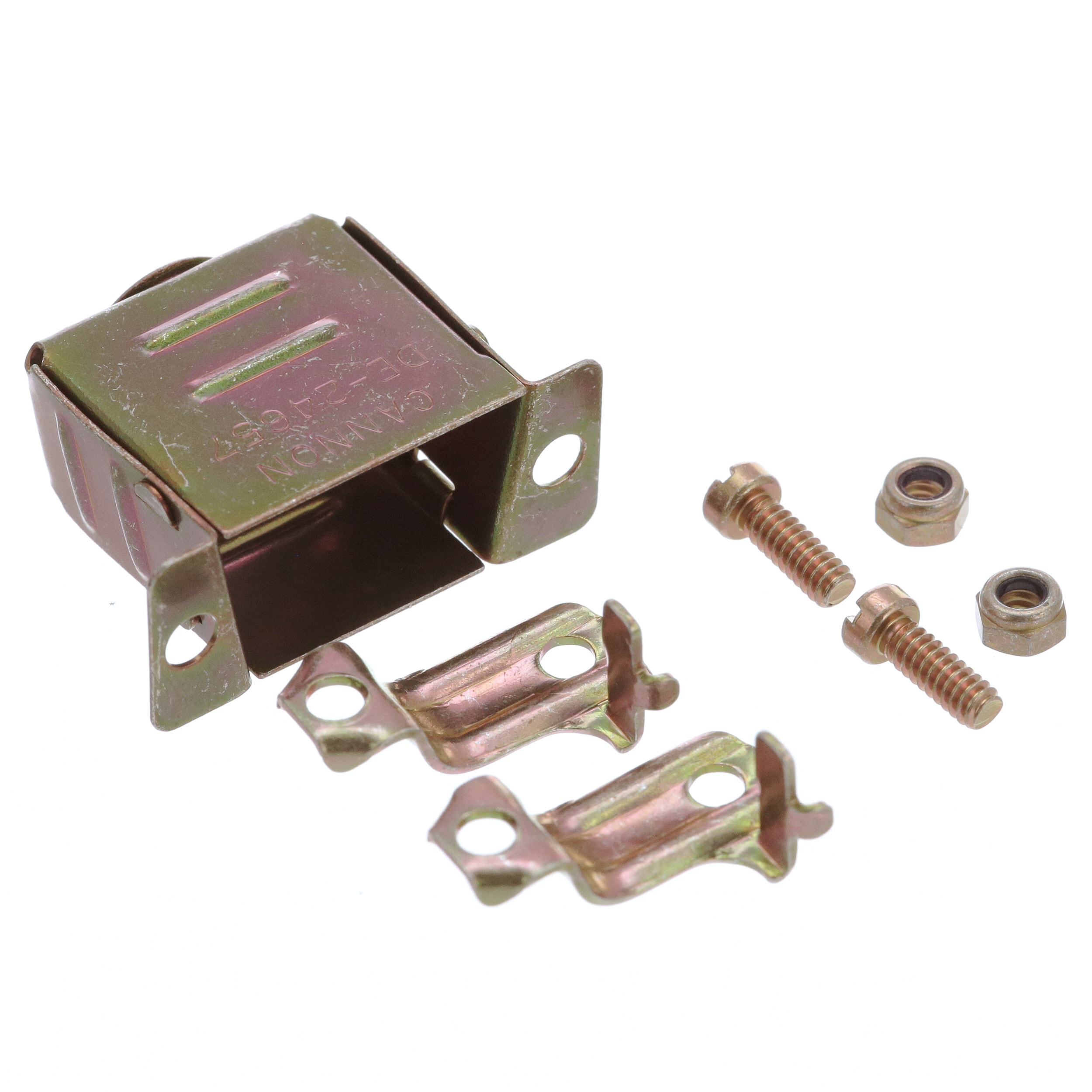 1 piece STEEL ITT CANNON DE24657 DEEP STRAIGHT CLAMP SIZE DE 1 piece STEEL ITT CANNON DE24657 DEEP STRAIGHT CLAMP SIZE DE