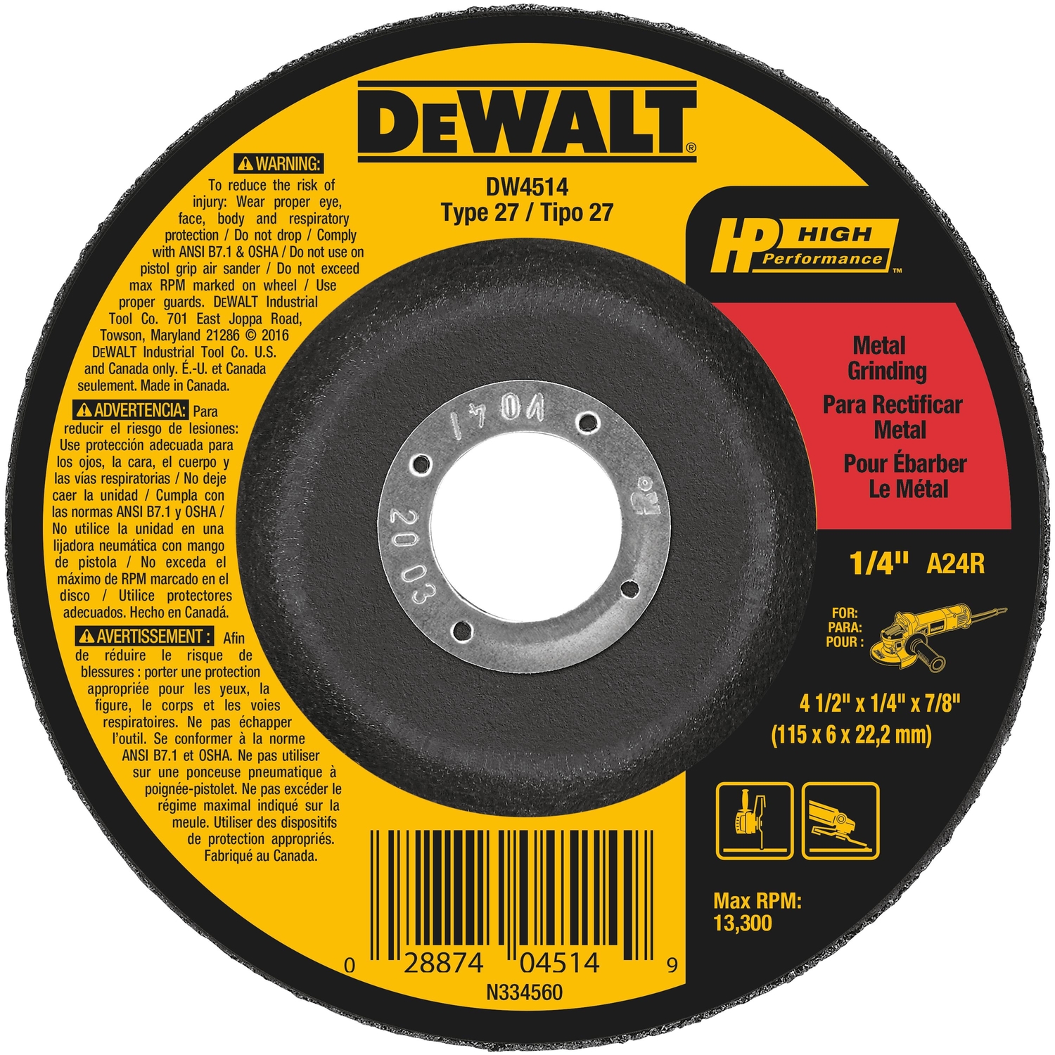 DW4514 Dewalt | Distributors, Price 