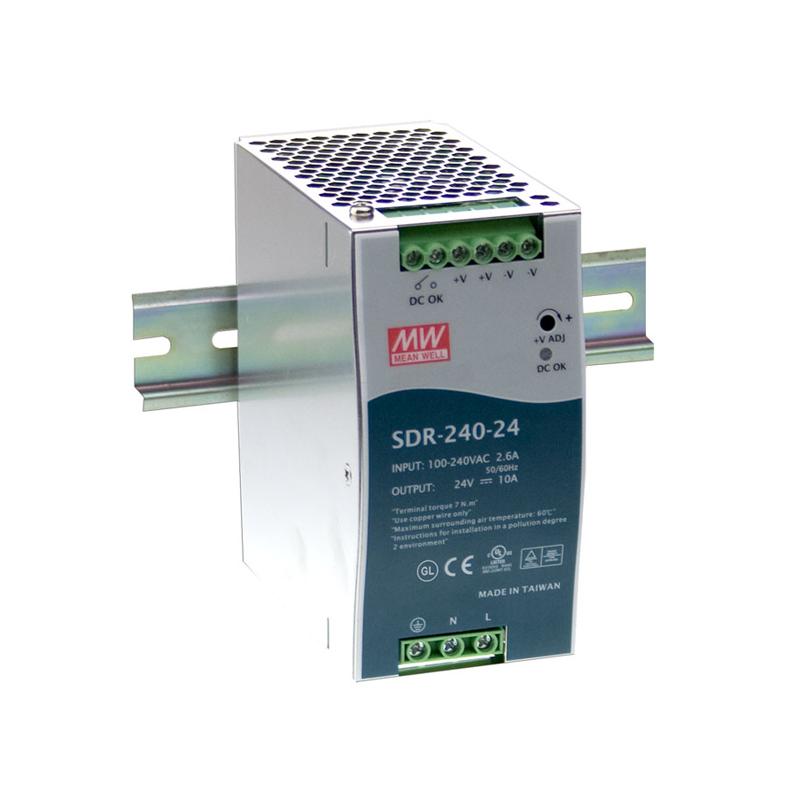 SDR-240-24 Mean Well - Datasheet PDF & Technical Specs