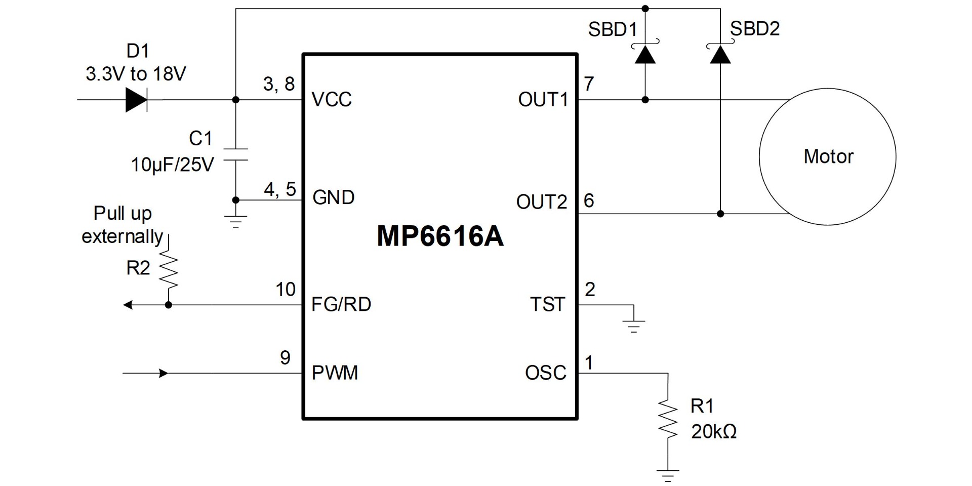 Monolithic Power Systems - MP6616AGD-0000-Z