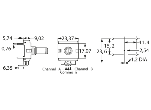 ECW1J-B24-BC0024L Bourns - Datasheet PDF & Technical Specs