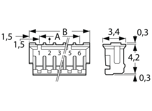 ZHR-6 JST - Datasheet PDF & Technical Specs