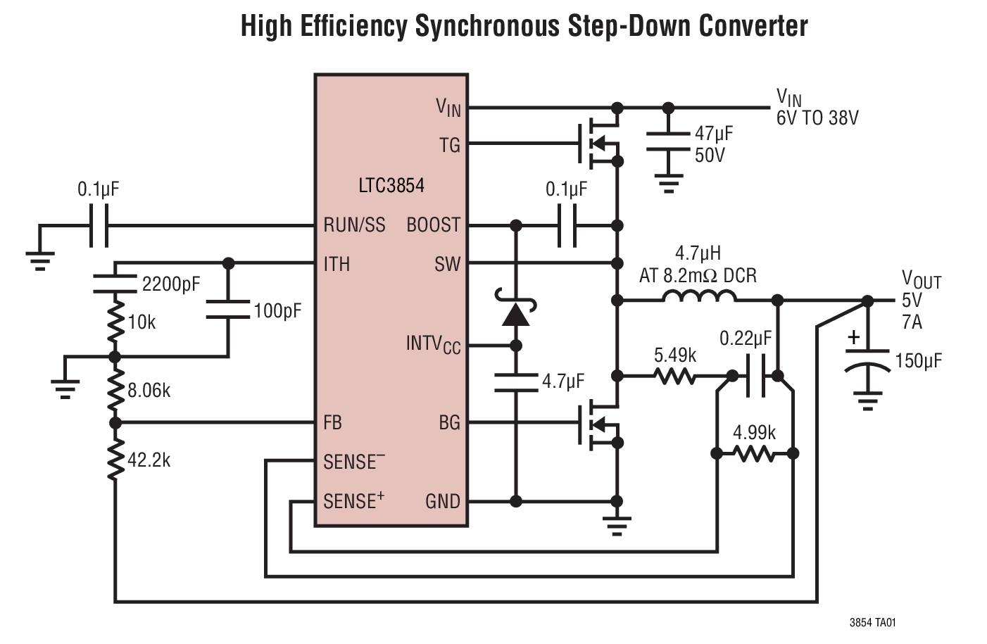 Analog Devices - LTC3854EDDB#TRMPBF