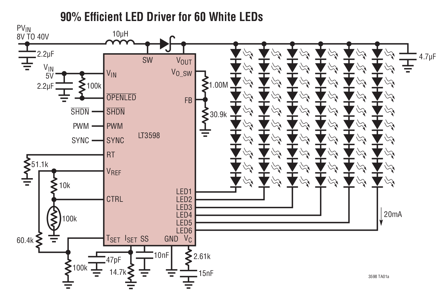 Analog Devices - LT3598EUF#TRPBF