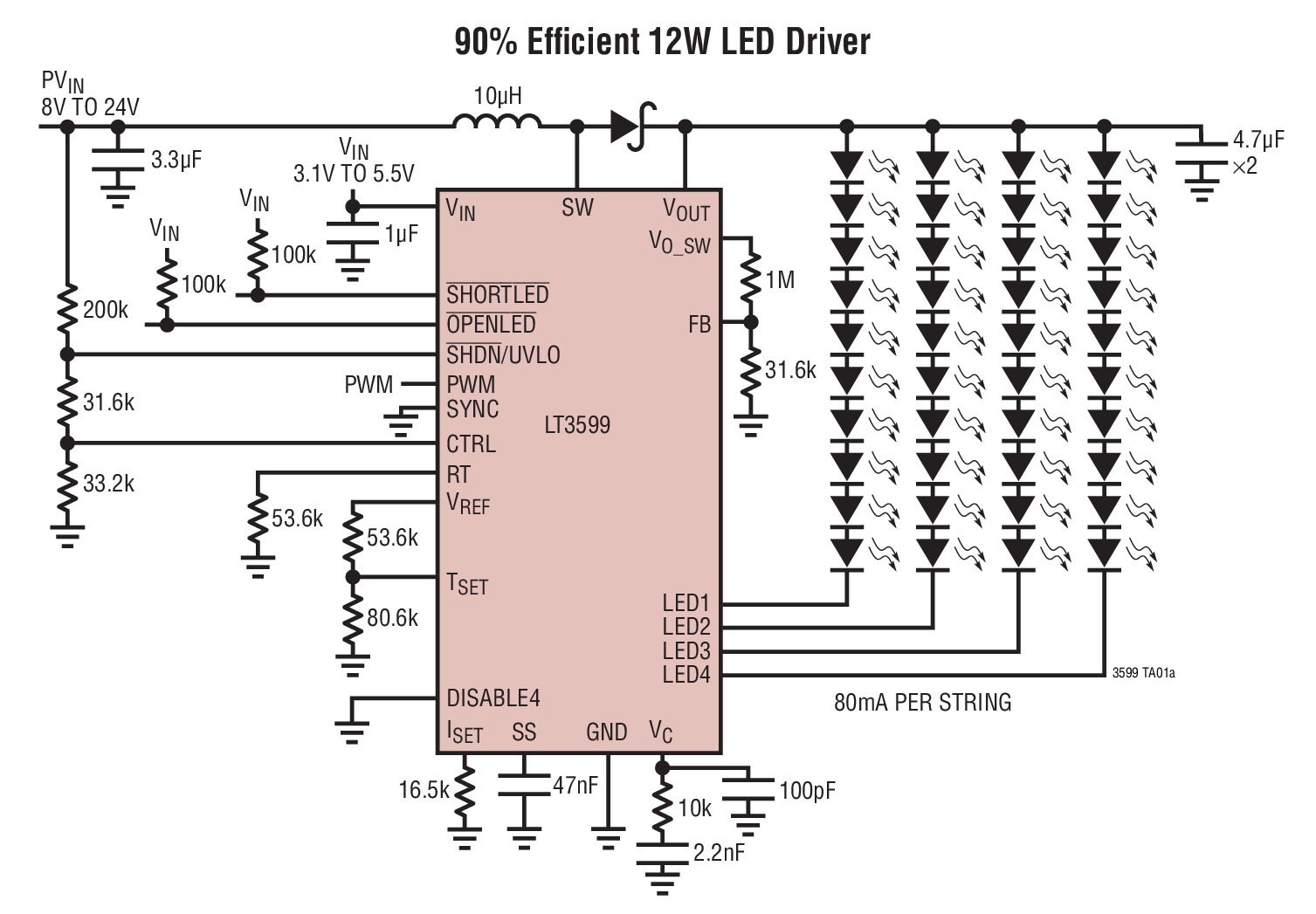 LT3599IFE#PBF | Analog Devices