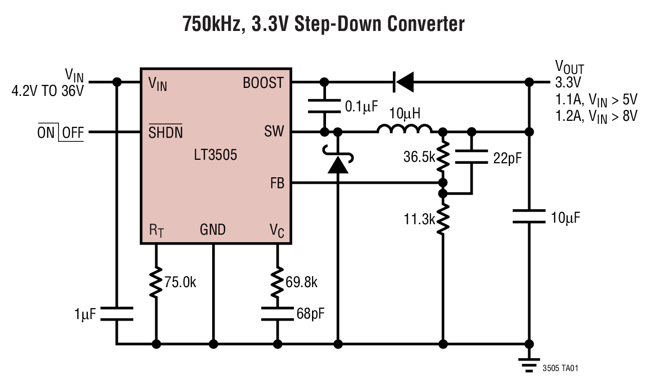 LT3505IMS8E#PBF | Analog Devices