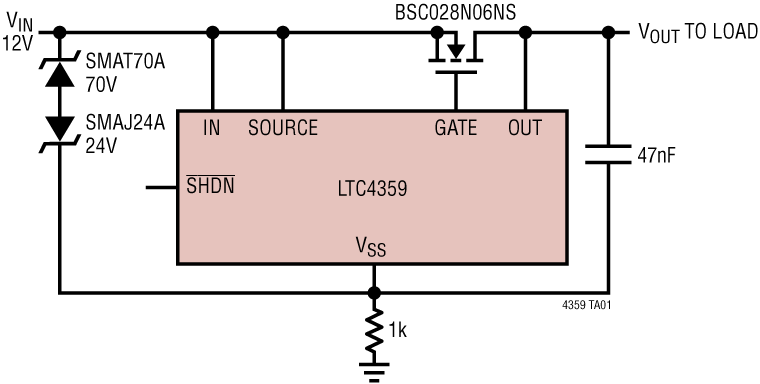 LTC4359HDCB#WTRMPBF