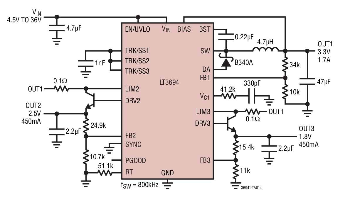 LT3694IUFD#PBF | Analog Devices