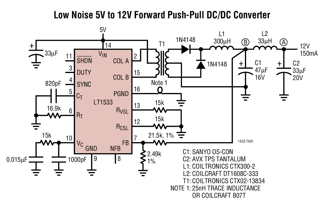 LT1533CS#TRPBF | Analog Devices