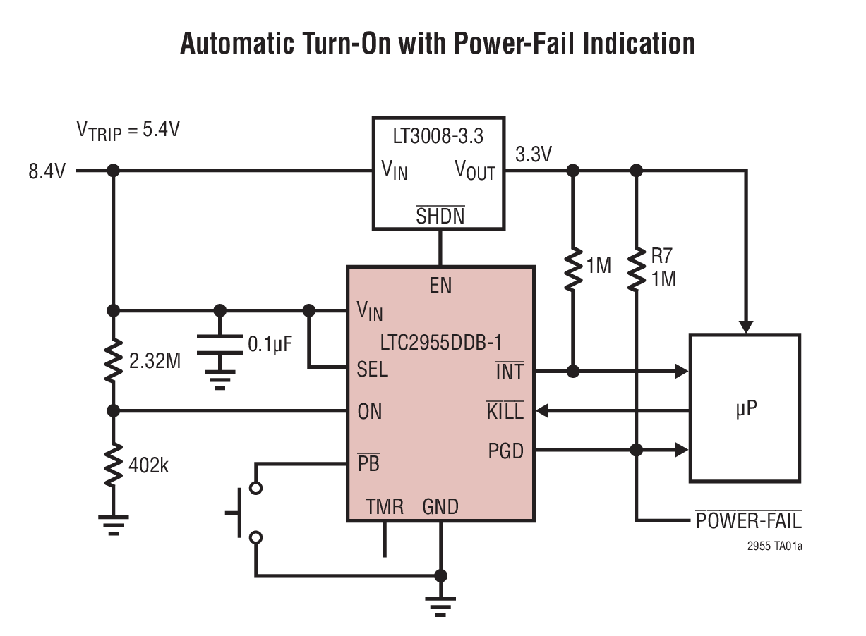 LTC2955IDDB-2#TRMPBF | Analog Devices