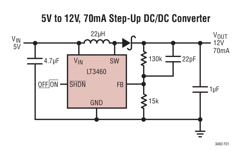 Analog Devices - LT3460ESC6-1#TRMPBF