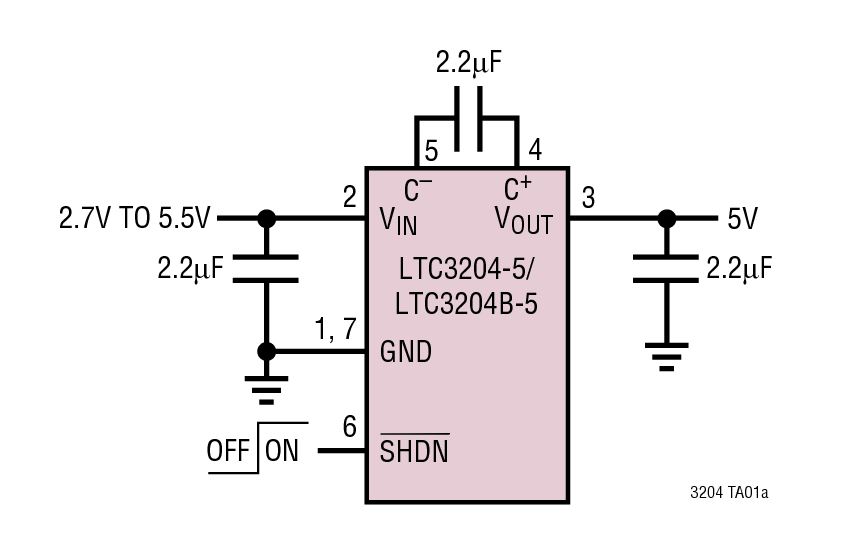 Analog Devices - LTC3204EDC-5#TRPBF